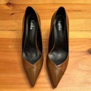 Vaila Brown Pumps - Size 12